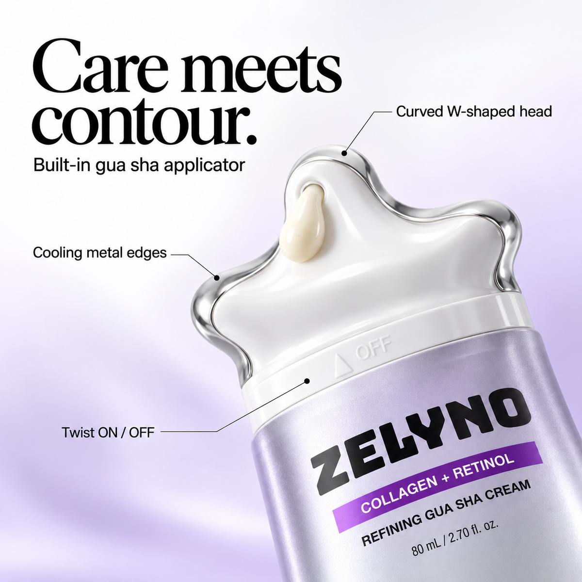 ZELYNO Collagen Retinol Gua Sha Cream