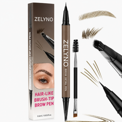 Zelyno 2 in 1 Eyebrow Pen