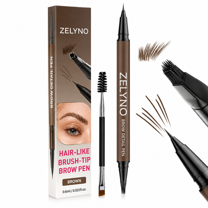 Zelyno 2 in 1 Eyebrow Pen