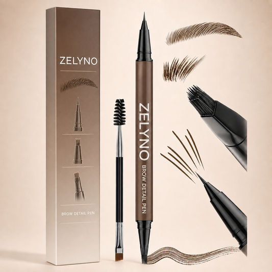 Zelyno 2 in 1 Eyebrow Pen