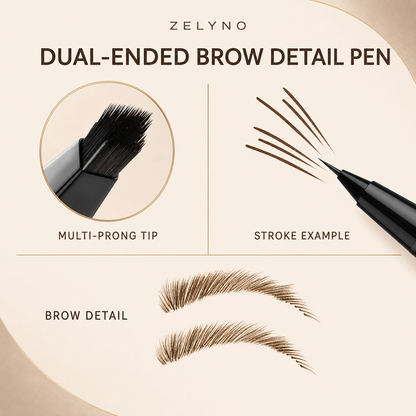Zelyno 2 in 1 Eyebrow Pen