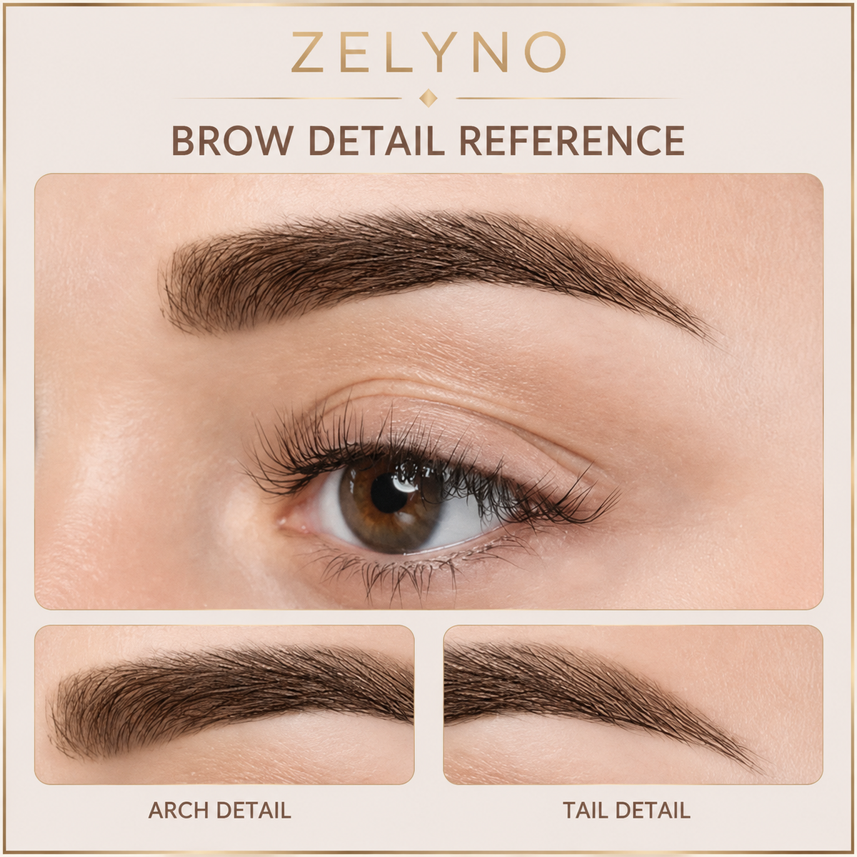 Zelyno 2 in 1 Eyebrow Pen
