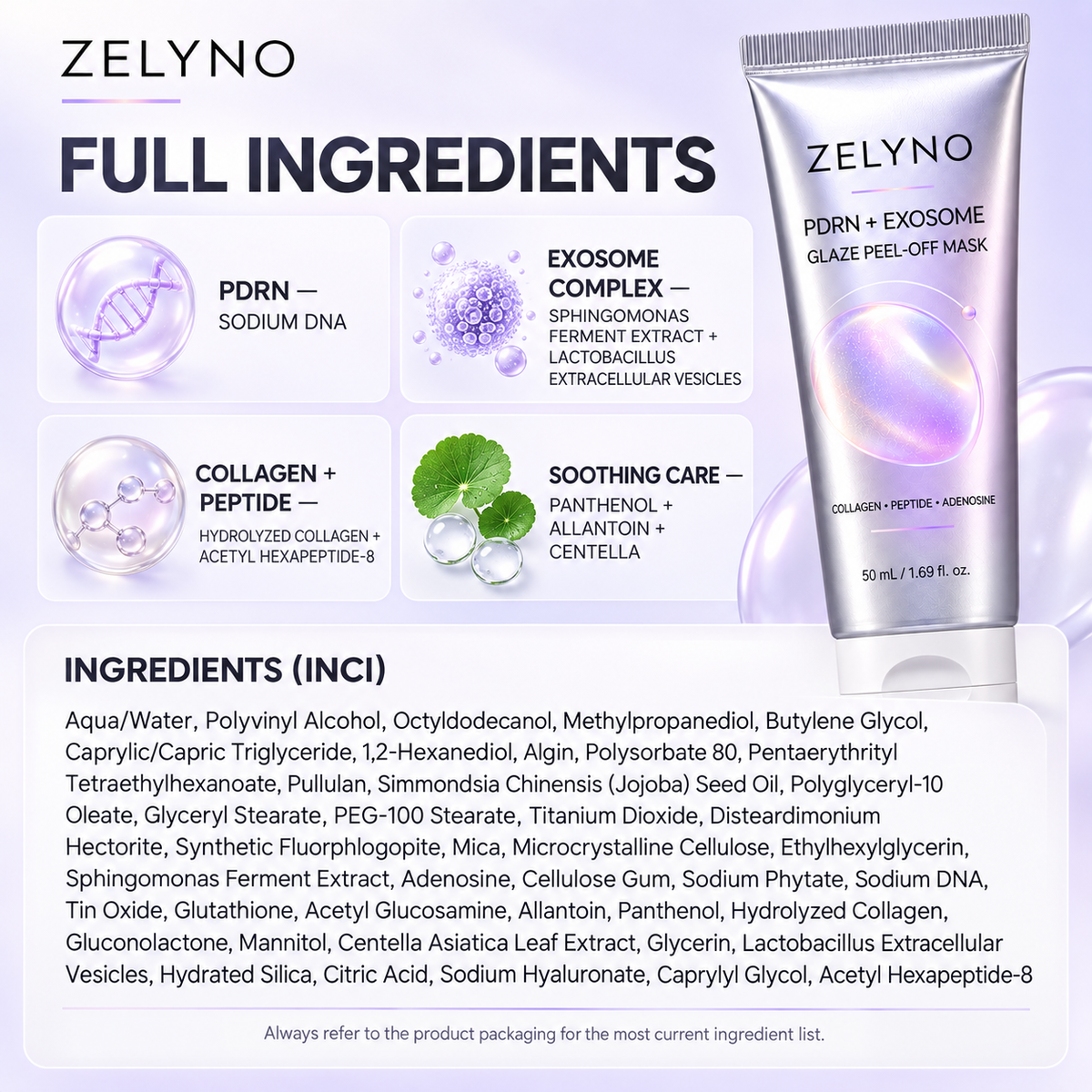 ZELYNO Exosome  Face Mask